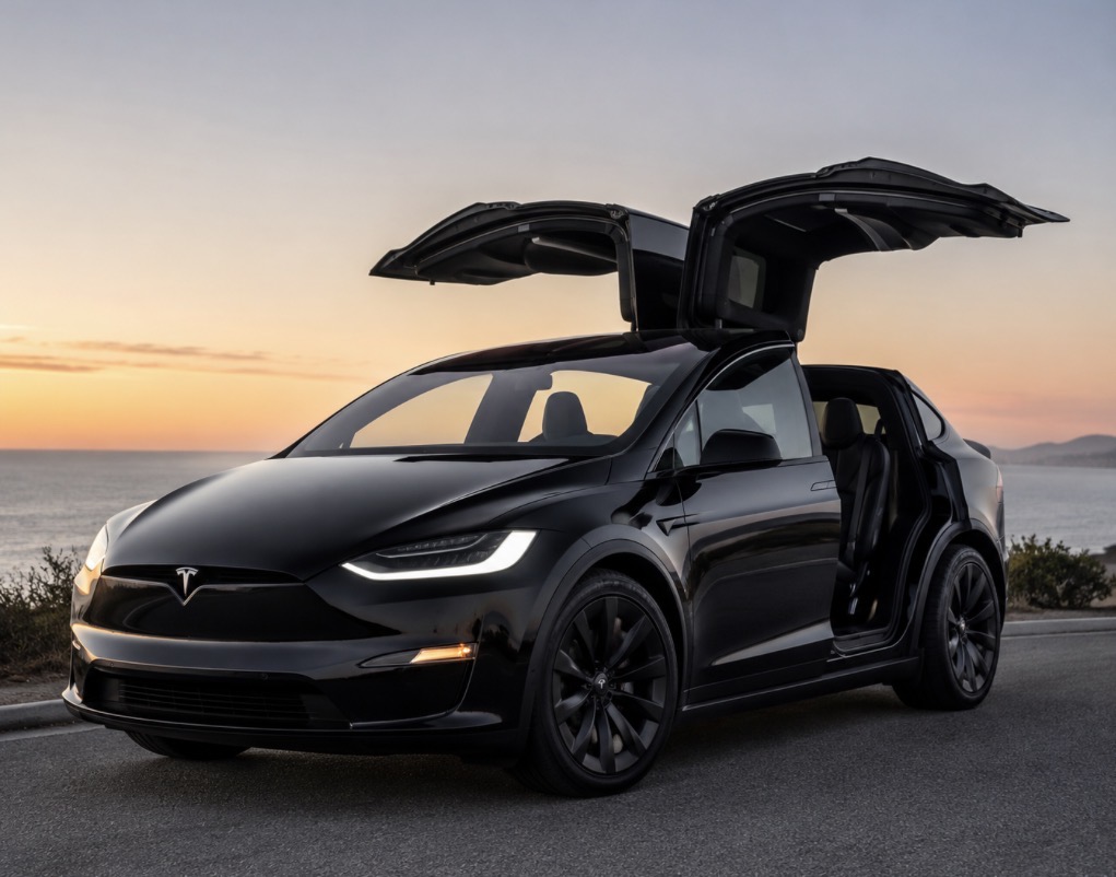 Tesla Model X — triple black